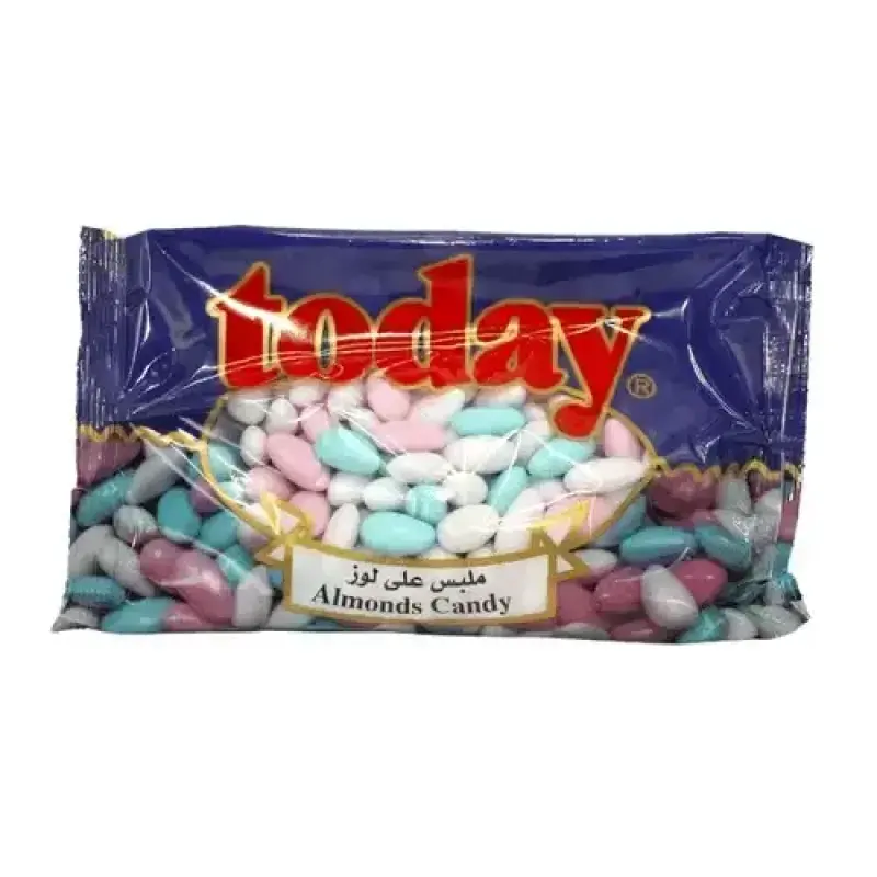 Today Turkish Almonds Candy 400g حلوى اللوز التركية