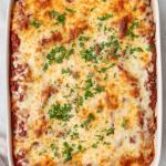 Egyptian Macaroni Bechamel with minced meat (Medium)