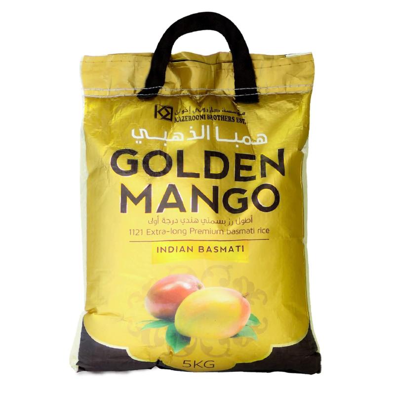 Golden Mango Premium 1121 Indian Basmati Rice 5 kg