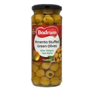 Bodrum Pimento Stuffed Green Olives 340g