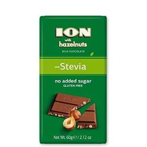 Ion Milk Chocolate With Hazelnuts (With Stevia)