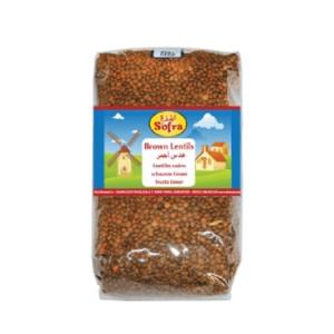 Sofra Brown Lentil 900g - عدس أحمر
