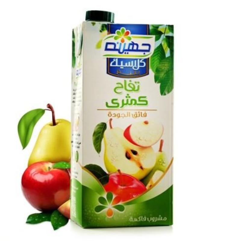 Juhayna Apple and Pear Juice 1L - جهينه كلاسيك تفاح وكمثرى