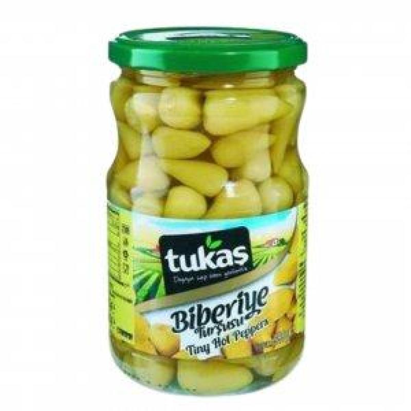 Tukas Biberiye Tursusu / Tiny Hot Peppers (680 gr)