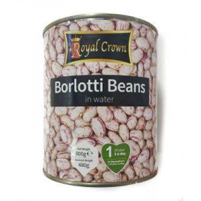 Royal Crown Borlotti Beans (800 Gr)