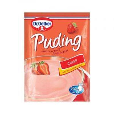 Dr. Oetker Puding Strawberry Çilekli (120 Gr)