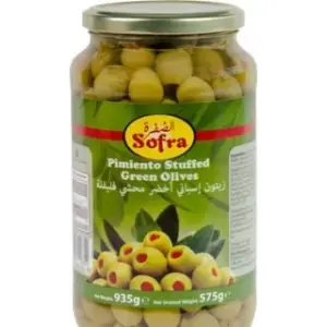 Sofra Green Olives Stuffed 575g