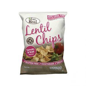 Eat Real Lentil Tomato & Basil Chips (40 gr)