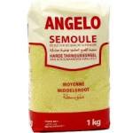 Angelo Medium Semolina 1KG - انجيلو سميد القمح الصلب نوعية ممتازة متوسطة
