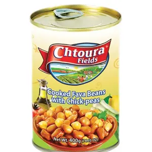 Chtoura Fields Cooked Fava Beans With Chickpeas 400G