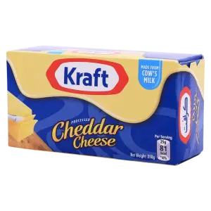 Kraft Block Cheddar Cheese 250 gram