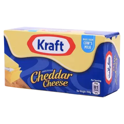 Kraft Block Cheddar Cheese 250 gm