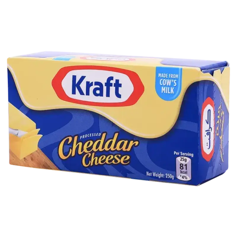 Kraft Block Cheddar Cheese 250 gm