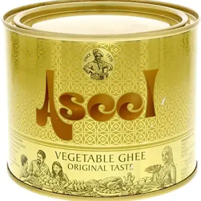 Aseel Butter Flavoured Vegetable Ghee 500G  أصيل السمن النباتي