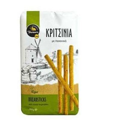 Greek Bread Sticks With Vegetables