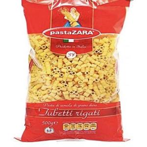 Pasta Zara Tubetti Rigati 500g