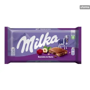 Milka Chocolate (Raisin & Nut) - 100g