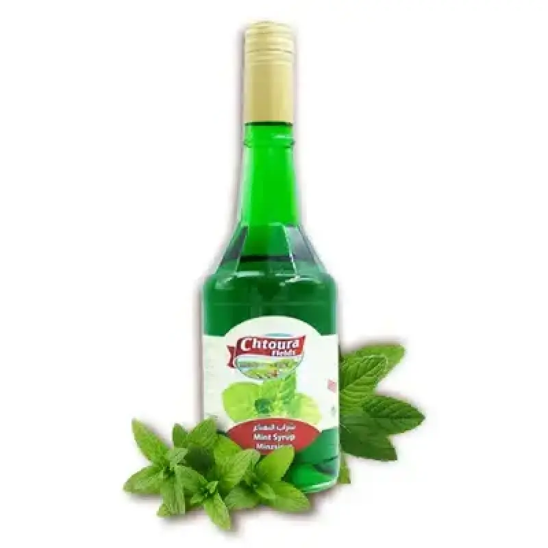 CHTOURA Mint SYRUP 600ML - حقول شتورة شراب  نعناع