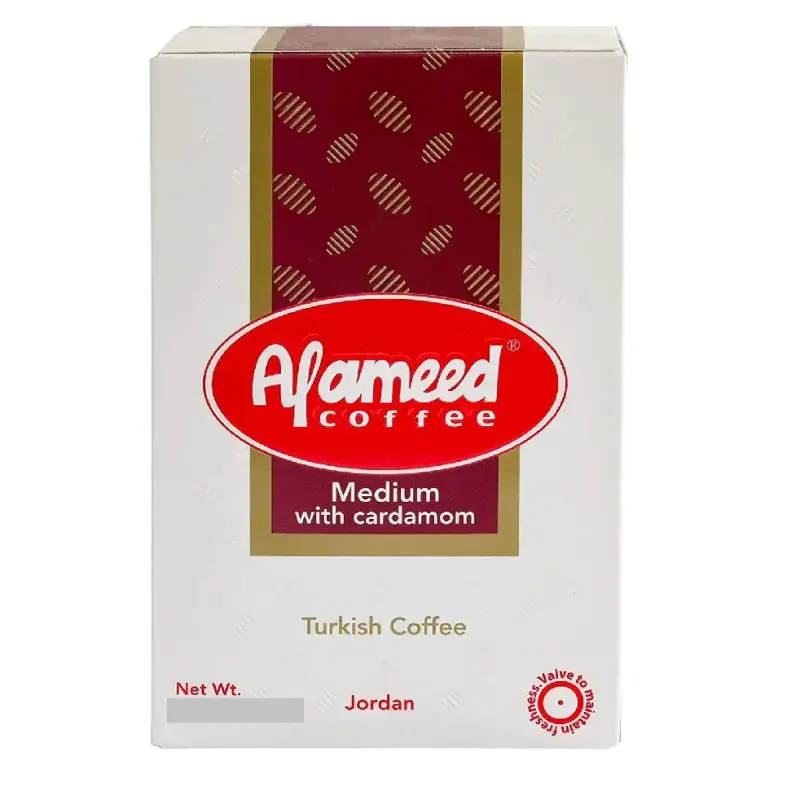 Al Ameed Coffee Medium With Cardamom 200G بن العميد وسط مع هيل