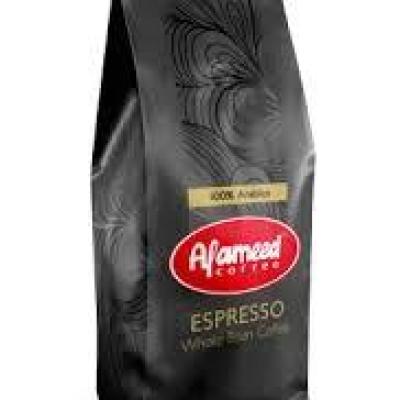 ALAMEED COFFEE ESPRESSO WHOLE BEAN COFFEE 500G - بن العميد قهوة اسبريسو حبة كاملة