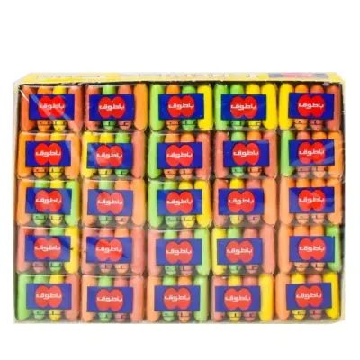 علك باطوق أبيض 50 قطعة