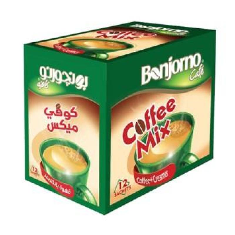 Bonjorno Coffee Mix 12 Sachets - بونجورنو قهوة ميكس 12 ظرف