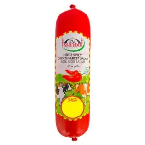 Istanbul Chicken & Beef Hot & Spicy Salami Halal 450g