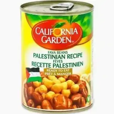 California Garden Fava Beans Palestinian Recipe 400g - حدائق كليفورنيا فول مدمس بالخلطة الفلسطينية