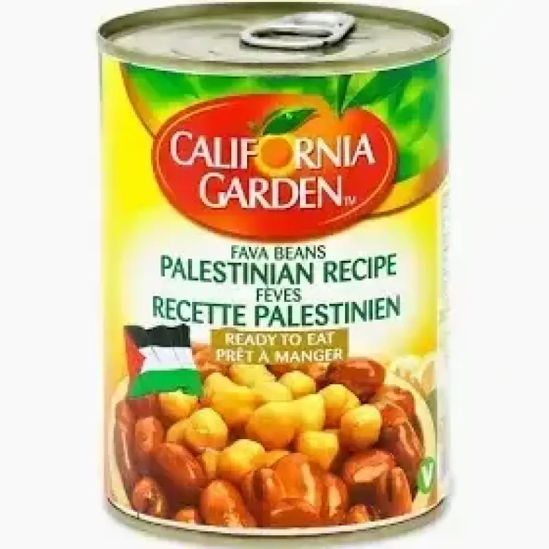 California Garden Fava Beans Palestinian Recipe 400g - حدائق كليفورنيا فول مدمس بالخلطة الفلسطينية