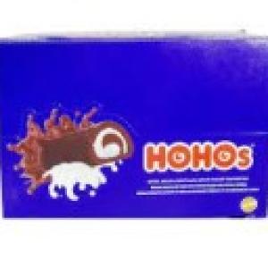 Hohos Jumbo Rolled Chocolate Cake-كيك هوهوز بالشوكولاتة 12 قطعة