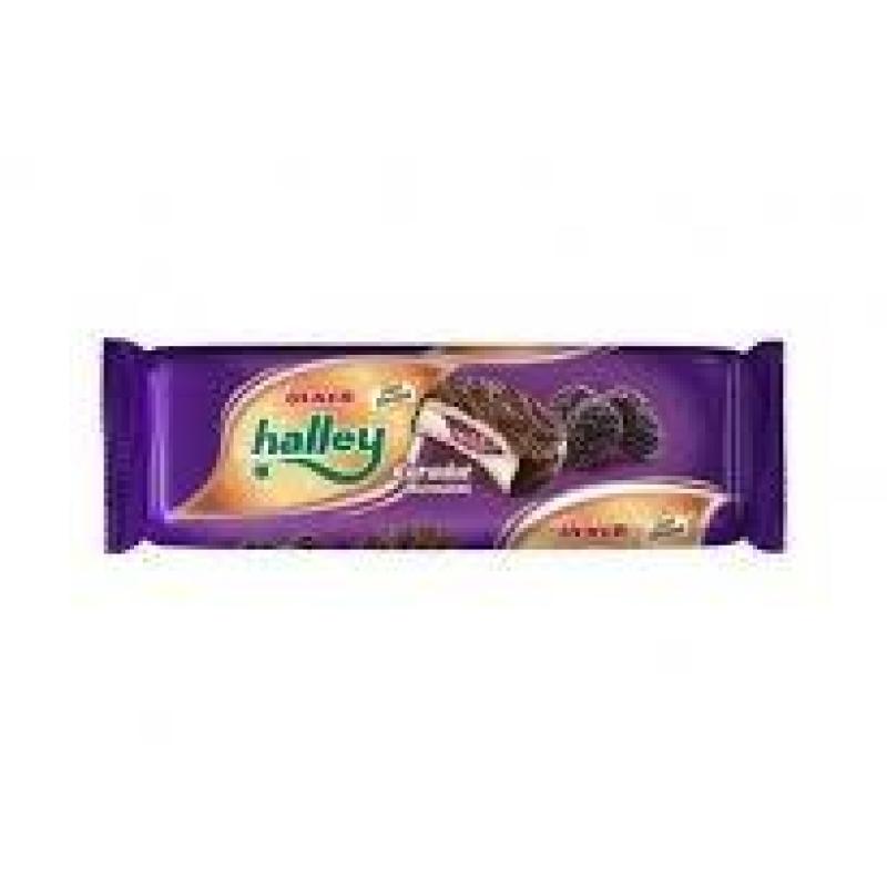 ULKER KARADUT HALLEY COATED SNADWICH BISCUTS WITH BLACK BULBERRY MARMALADE 236G - اولكر بسكويت ساندوتش بالبولبري السوداء