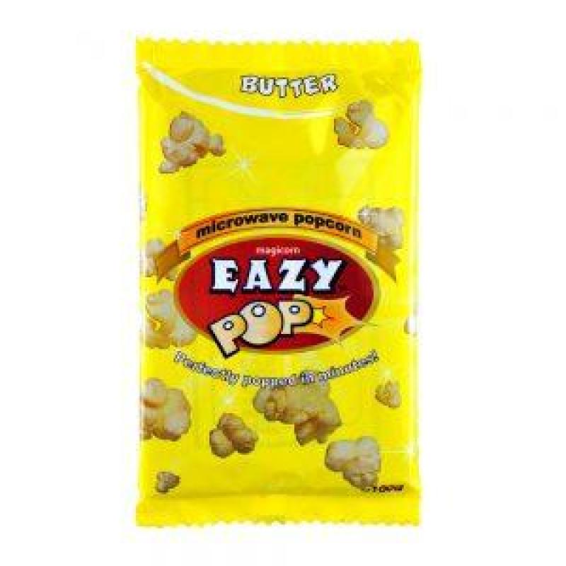 Eazypop Micro Popcorn Butter 85g  فشار مايكرويف سريع التحضير (بنكهة الزبدة)