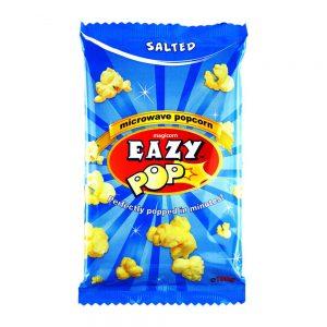 Eazypop Micro Popcorn Salted 85g فشار مايكرويف سريع التحضير (مملح)