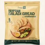 Egyptian Baladi Bread with Sourdough 5 Loaves