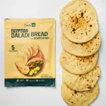 Egyptian Baladi Bread with Sourdough 5 Loaves