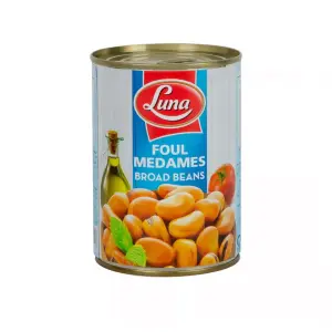Luna Foul Madames Broad Beans 380g - لونا فول مدمس حبة كبيرة