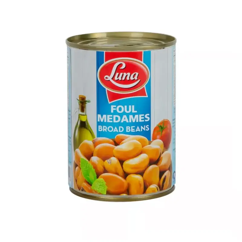 Luna Foul Madames Broad Beans 380g - لونا فول مدمس حبة كبيرة