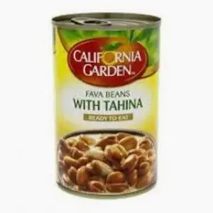 California Garden Fava Beans With Tahina 400g - حدائق كليفورنيا فول مدمس بالطحينة