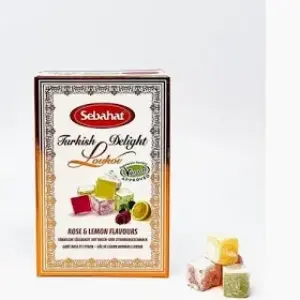 Sebahat Rose and Lemon Turkish Delight 200g