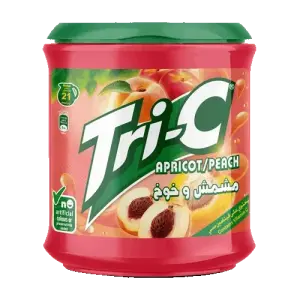 Tri-C Apricot & Peach Instant Drink 2.5Kg تراي سي عصير بودر المشمش والخوخ