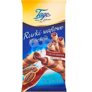 Tago Wafer Rolls Cacao 150g