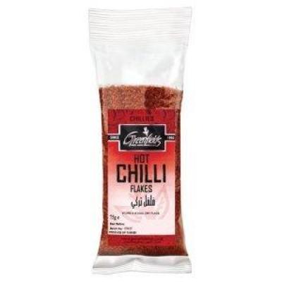 Greenfields Hot Chilli Flakes 75g - فلفل تركي