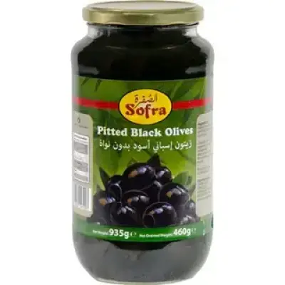 Sofra Pitted Black Olive 700G