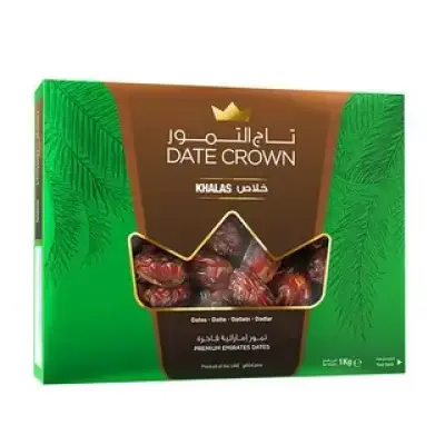 Date Crown Khalas Dates 1kg تاج التمور خلاص