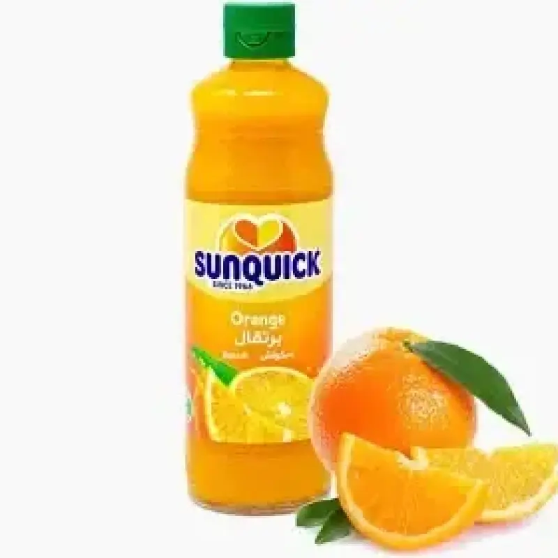 Sunquick Orange Squash 700ml - سن كويك شراب برتقال مركز