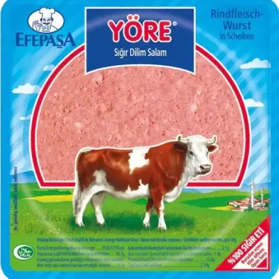 Efepasa Yore Sliced Beef Salam (Sigir Dilim Salam) Halal 150g