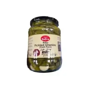 Sofra Pickles Baby Cherkins 680g