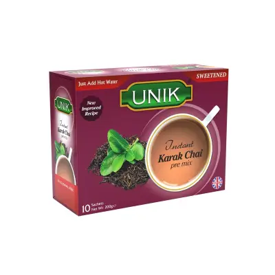 Unik Karak Chai Sachets 200g (10 Sachets)