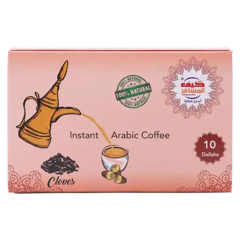 Kif Almosafer Instant Arabic Coffee Cloves 10 x 30 gm
