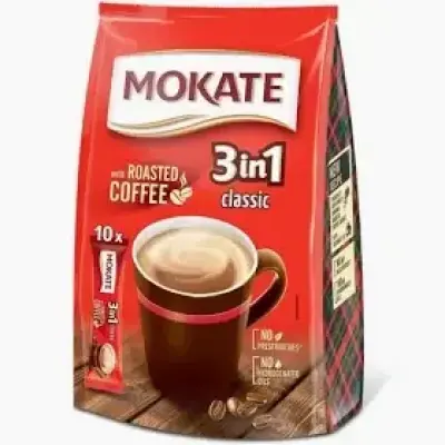 Mokate 3 In 1 Coffee Sachets 10 pack (170g)